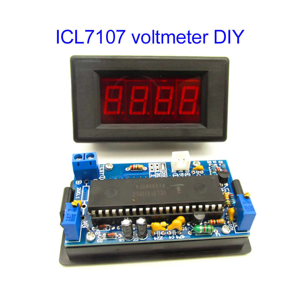 Diy Electronics Gadgets - ICL7107 Voltmeter DIY Kit Parts DC