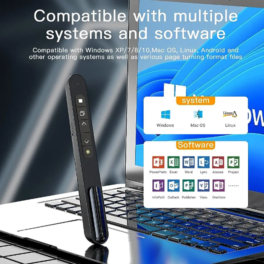 Powerpoint Pen Wireless Presen - Laser Pointer Presenter ulasan dan harga