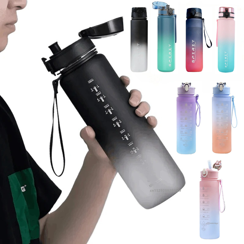 500ML/650ML/750ML/1000ML Sport - Smart Water Bottle Tracker ulasan dan harga