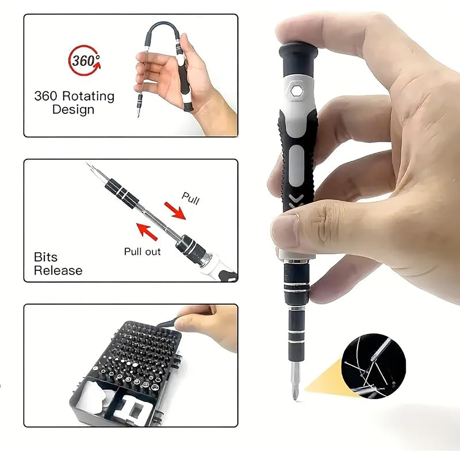 115-in-1 Precision Screwdriver - Electronics Repair Gadgets ulasan dan harga