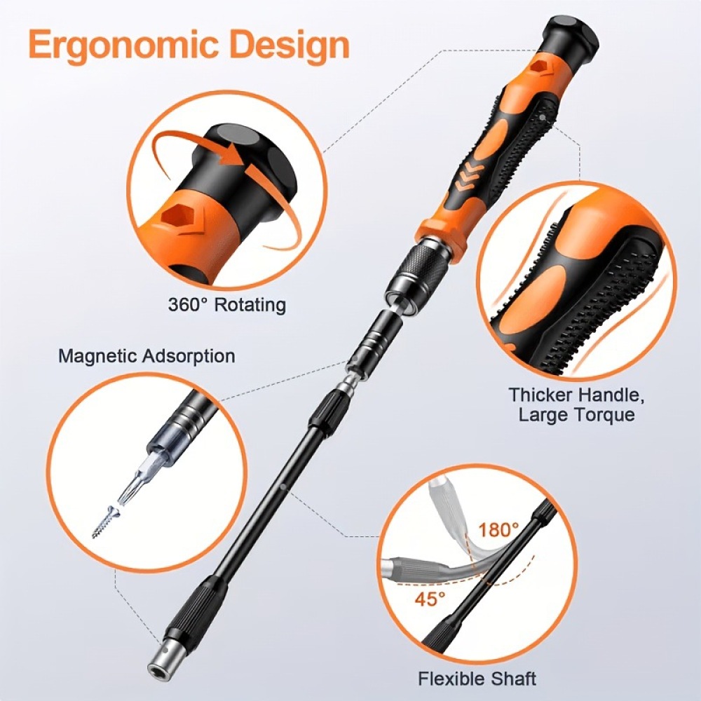 115in1 Hand Tool Set Magnetic  - Electronics Repair Gadgets ulasan dan harga