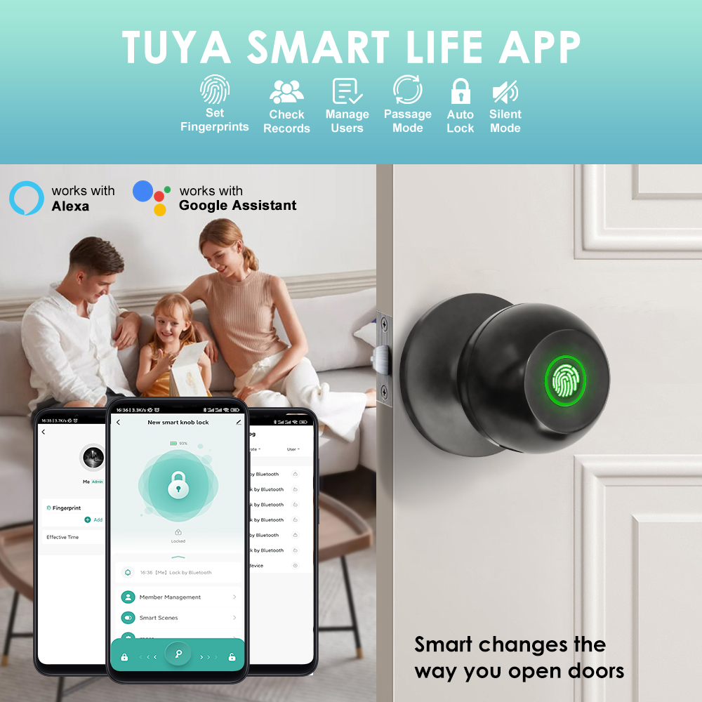 Tuya Electronic Door Lock Smar - Unique Electronics Gadgets ulasan dan harga