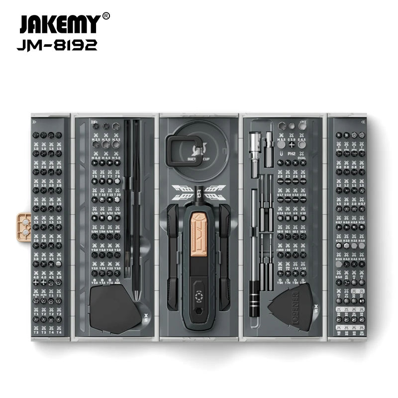 JAKEMY JM-8192 180-in-1 Precis - Electronics Repair Gadgets ulasan dan harga