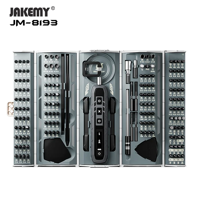 JAKEMY JM-8193 180-in-1 Electr - Electronics Repair Gadgets ulasan dan harga