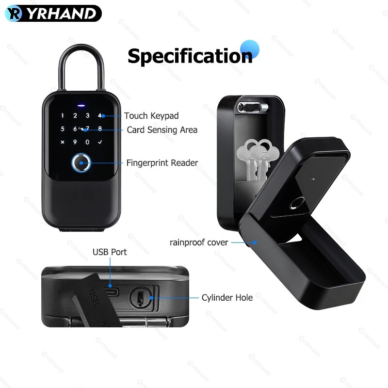 TTlock Smartkey Lock Box Home  - Unique Electronics Gadgets ulasan dan harga