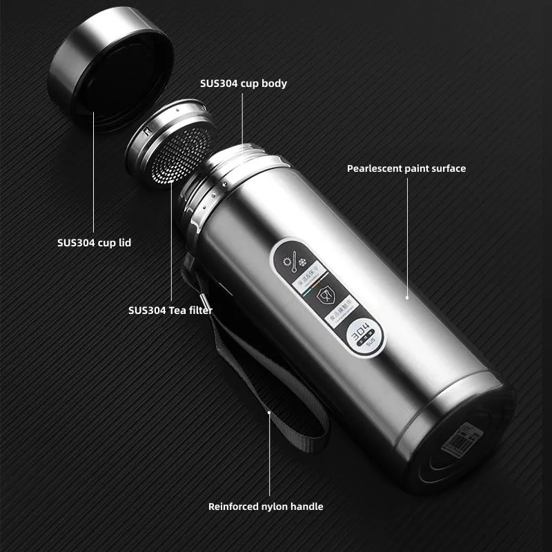 SoftAura Stainless Steel Therm - Smart Water Bottle Tracker ulasan dan harga