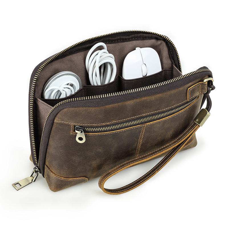Genuine Leather Tech Pouch Mul - Electronics Gadgets In China ulasan dan harga