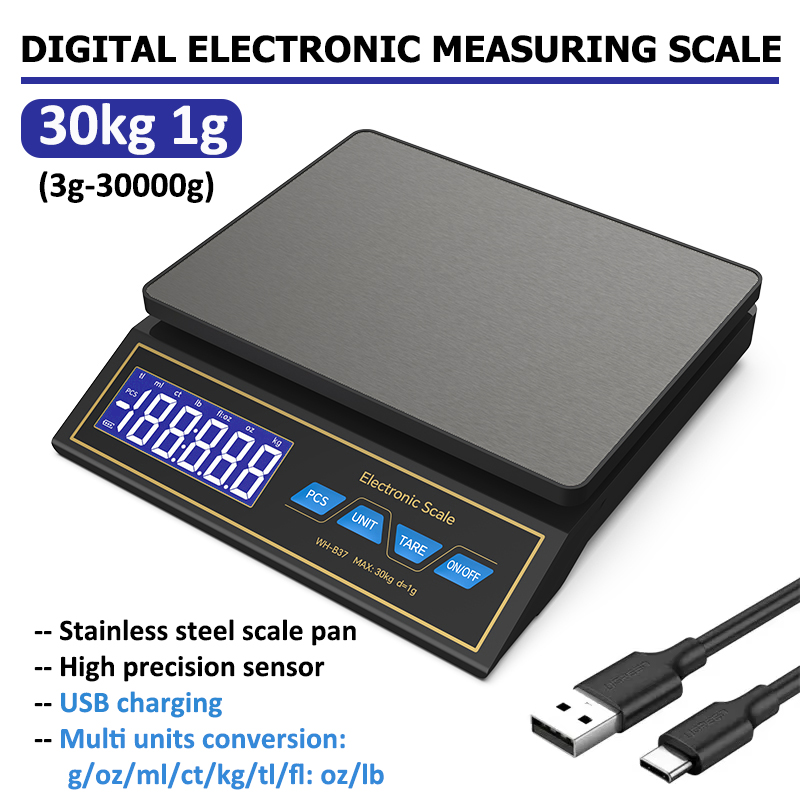 LCD Digital Kitchen Scale 30kg - Unique Electronics Gadgets ulasan dan harga