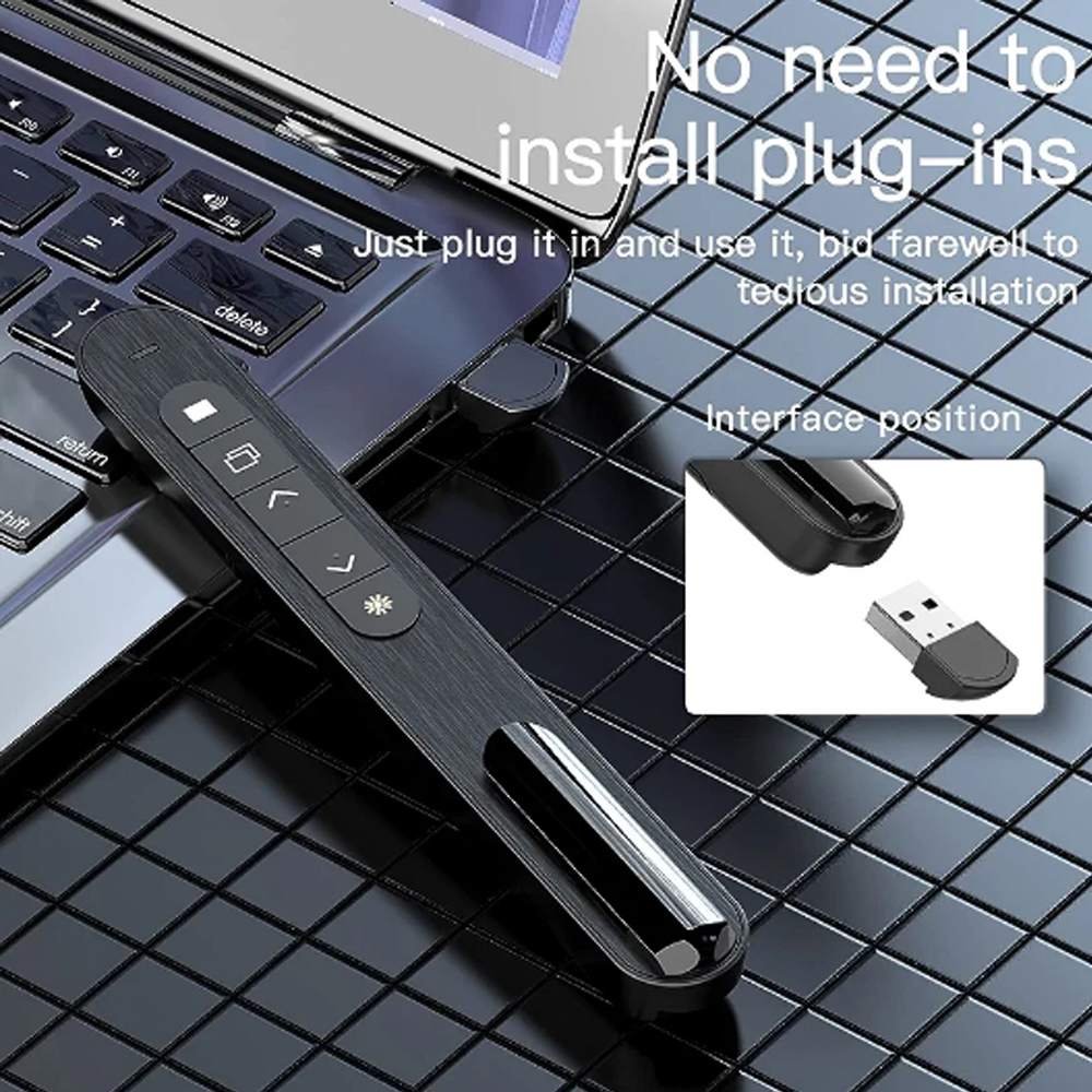 Wireless Presenter Page Turnin - Laser Pointer Presenter ulasan dan harga