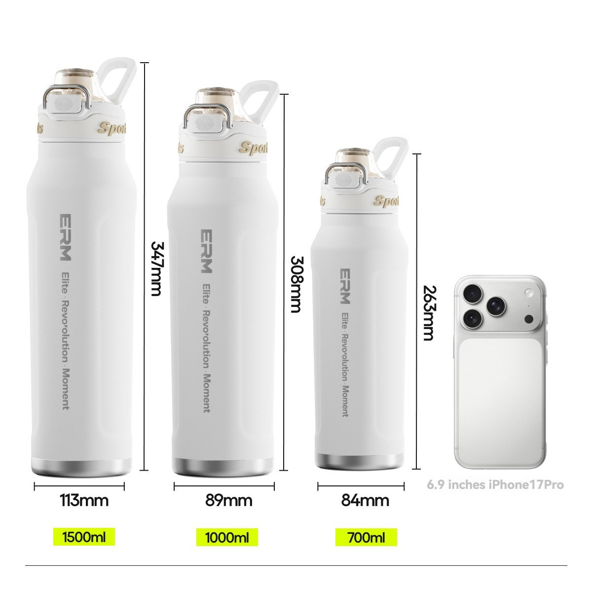 1L Thermos Bottle Stainless St - Smart Water Bottle Tracker ulasan dan harga